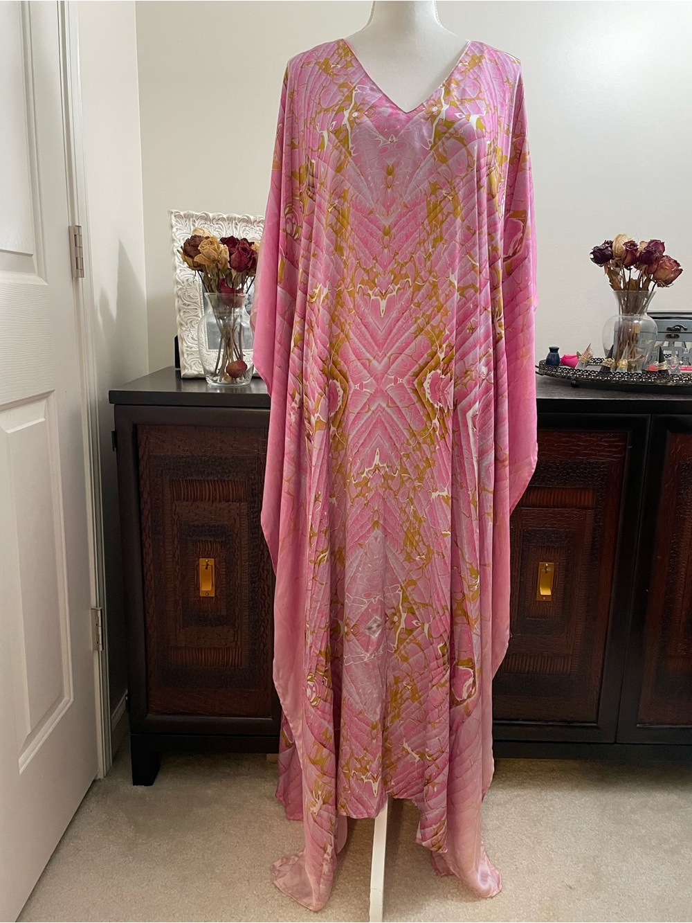 NicoBlu Silk Kaftan size Large - Picture 2 of 14